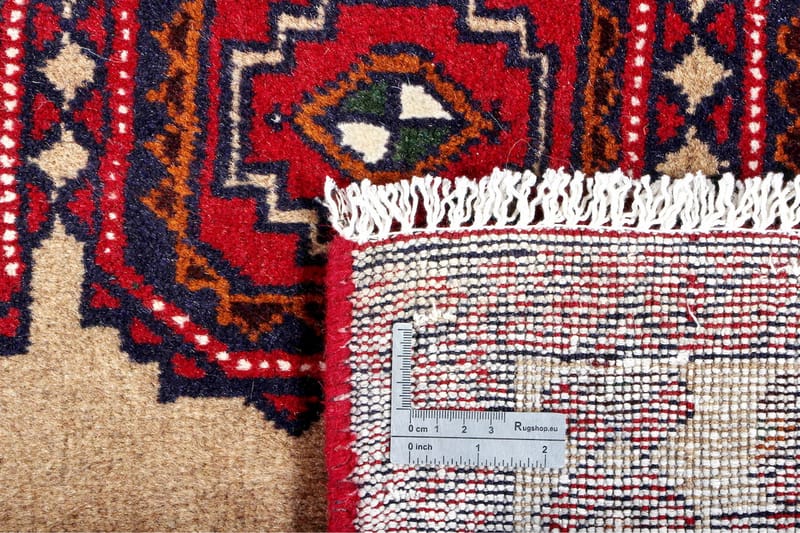 Håndknyttet persisk tæppe Varni 104x186 cm Kelim - Beige / rød - Orientalske tæpper - Persisk tæppe