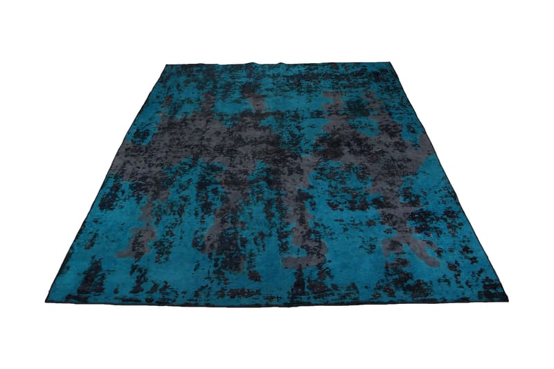 Håndknyttet persisk uldmåtte 247x337 cm Vintage - Turkis - Orientalske tæpper - Persisk tæppe
