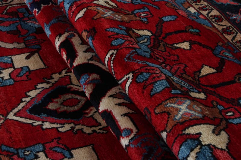 Håndknyttet Persisk tæppe 160x313 cm Kelim - Rød / mørkeblå - Orientalske tæpper - Persisk tæppe