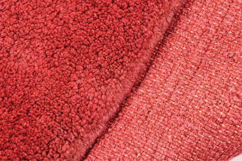 Håndknyttet Persisk Uldtæppe 174x234 cm Gabbeh Shiraz - Rød - Orientalske tæpper - Persisk tæppe