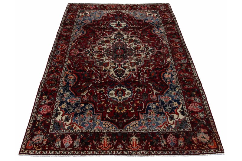 Håndknyttet persisk tæppe 210x352 cm - Rød / Beige - Orientalske tæpper - Persisk tæppe