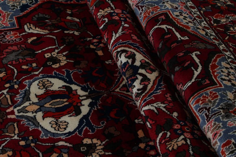 Håndknyttet persisk tæppe 210x352 cm - Rød / Beige - Orientalske tæpper - Persisk tæppe