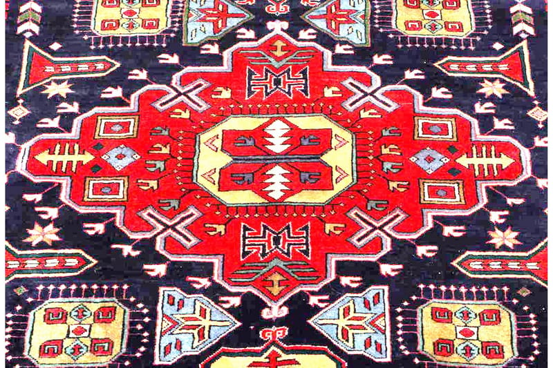 Håndknyttet persisk tæppe 160x304 cm - Mørkeblå / rød - Orientalske tæpper - Persisk tæppe