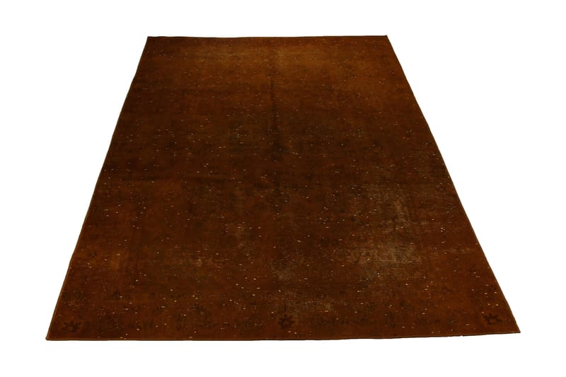 Håndknyttet persisk uldmåtte 252x375 cm Vintage - Orange / brun - Tekstiler - Tæpper - Orientalske tæpper