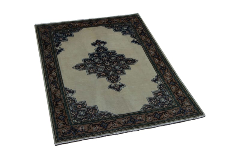 Håndknyttet persisk tæppe Varni 112x145 cm Kelim - Beige / kobber - Orientalske tæpper - Persisk tæppe