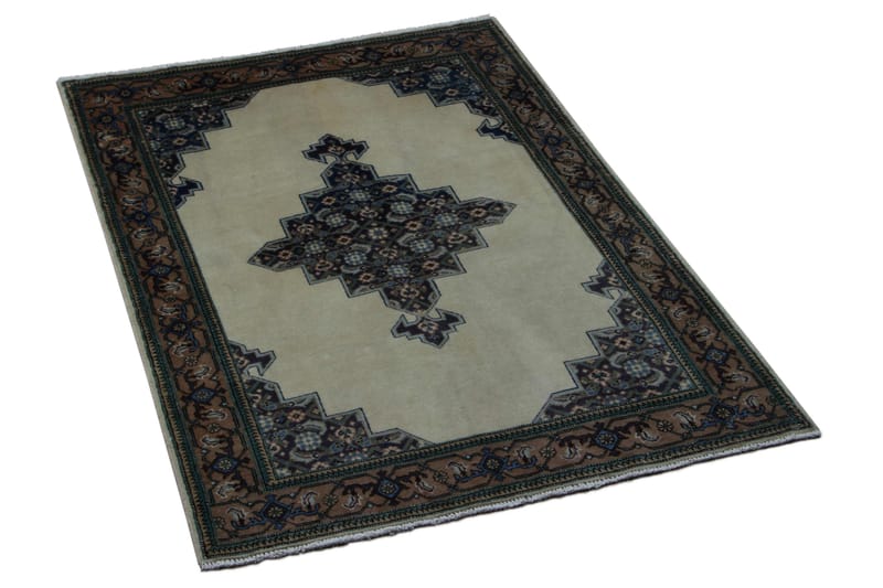 Håndknyttet persisk tæppe Varni 112x145 cm Kelim - Beige / kobber - Orientalske tæpper - Persisk tæppe