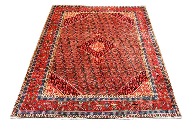 Håndknyttet persisk tæppe 204x289 cm - Kobber / rød - Orientalske tæpper - Persisk tæppe
