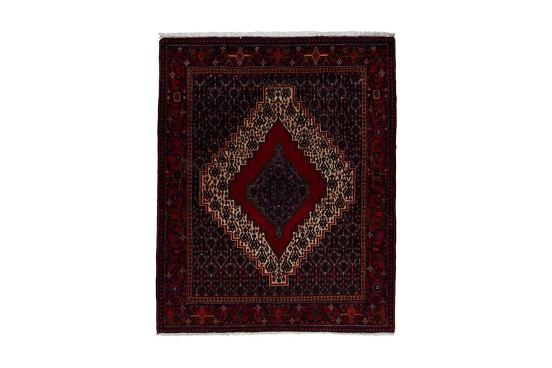 Håndknyttet Persisk tæppe 127x159 cm Kelim - Rød / Beige - Orientalske tæpper - Persisk tæppe