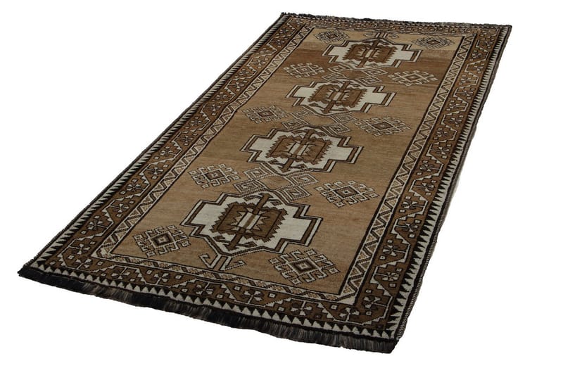 Håndknyttet persisk tæppe Varni 107x209 cm Kelim - Beige / brun - Orientalske tæpper - Persisk tæppe