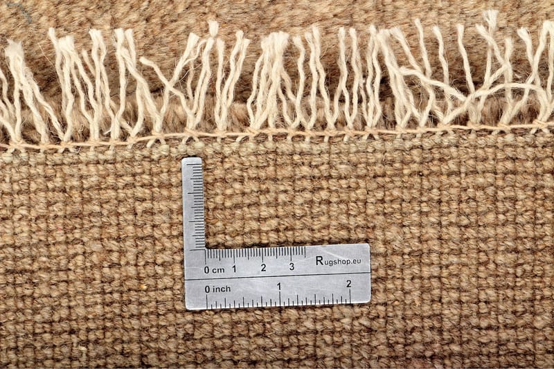 Håndknyttet Persisk Uldtæppe 173x250 cm Gabbeh Shiraz - Beige - Orientalske tæpper - Persisk tæppe