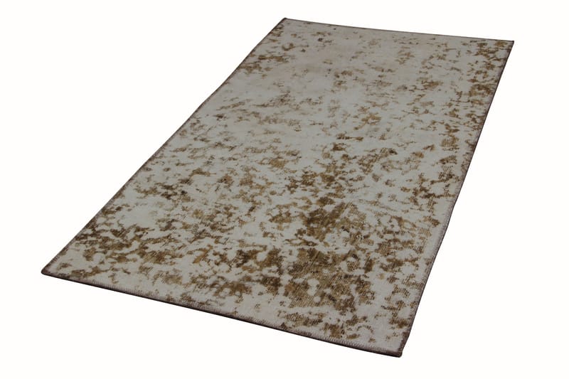 Håndknyttet persisk tæppe 95x178 cm Vintage - Beige / brun - Orientalske tæpper - Persisk tæppe