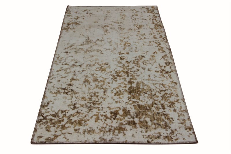 Håndknyttet persisk tæppe 95x178 cm Vintage - Beige / brun - Orientalske tæpper - Persisk tæppe