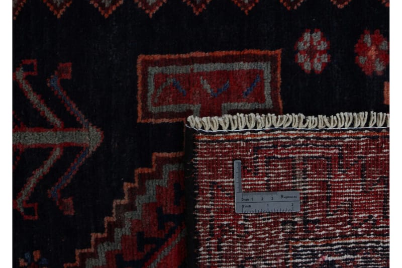 Håndknyttet persisk tæppe 120x313 cm - Mørkeblå / rød - Orientalske tæpper - Persisk tæppe