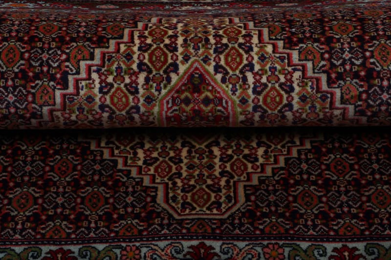 Håndknyttet Persisk tæppe 128x158 cm Kelim - Beige / rød - Orientalske tæpper - Persisk tæppe