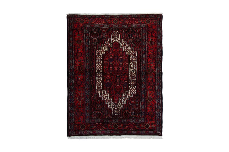 Håndknyttet Persisk tæppe 123x158 cm Kelim - Rød / Beige - Orientalske tæpper - Persisk tæppe