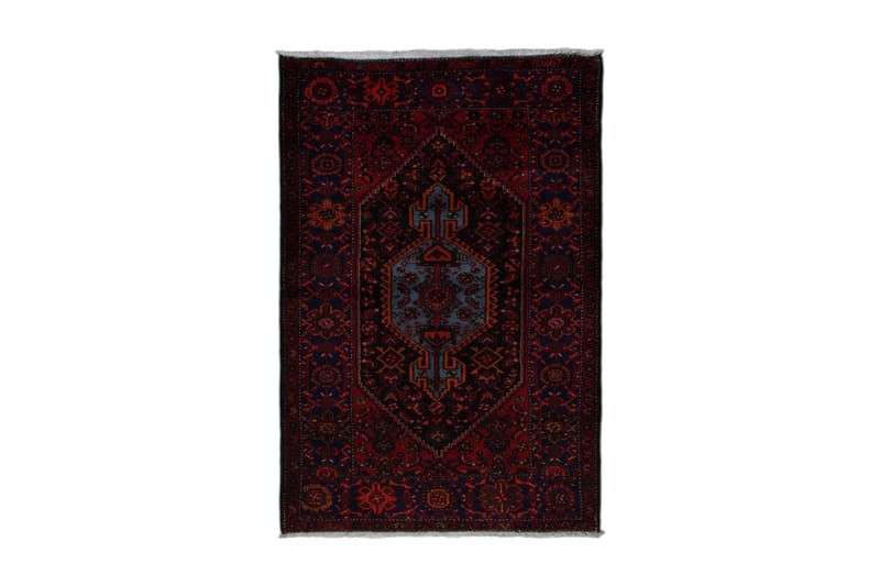 Håndknyttet Persisk tæppe 144x213 cm Kelim - Rød / mørkeblå - Orientalske tæpper - Persisk tæppe