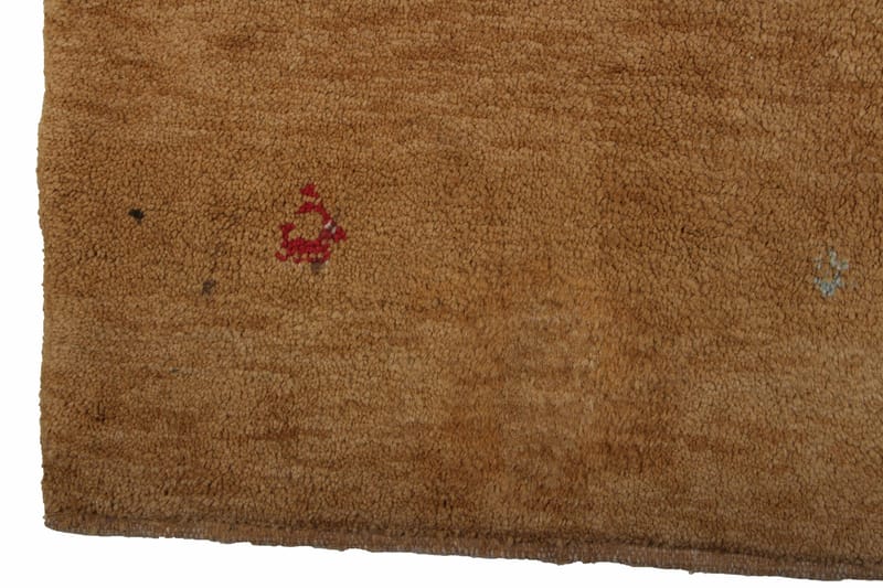 Håndknyttet Persisk Uldtæppe 105x138 cm Kelim - Beige - Orientalske tæpper - Persisk tæppe