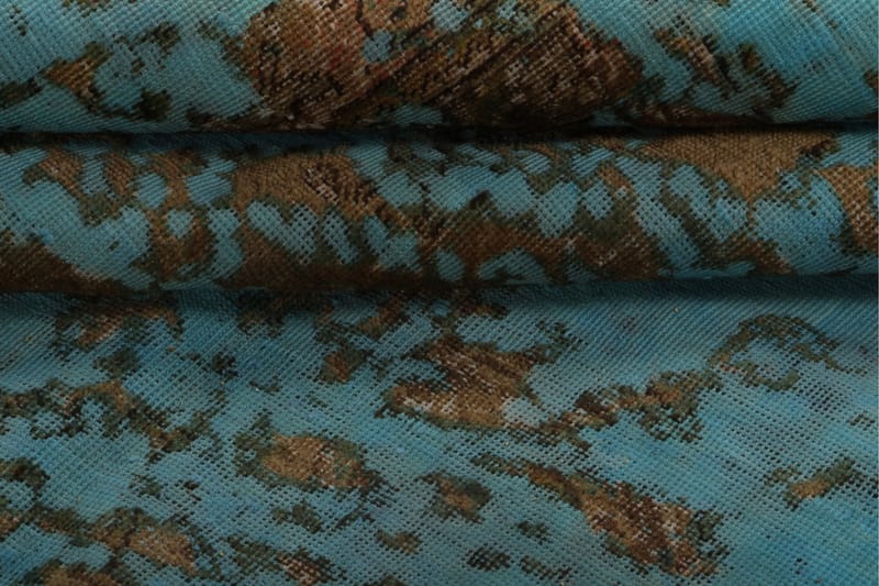 Håndknyttet persisk tæppe 285x378 cm Vintage - Blå / brun - Orientalske tæpper - Persisk tæppe