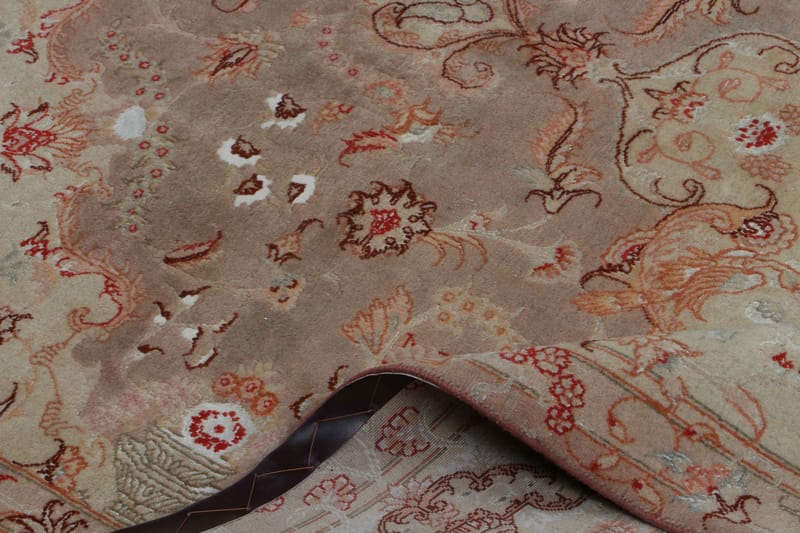 Håndknyttet persisk tæppe 200x312 cm - Kobber / Beige - Orientalske tæpper - Persisk tæppe