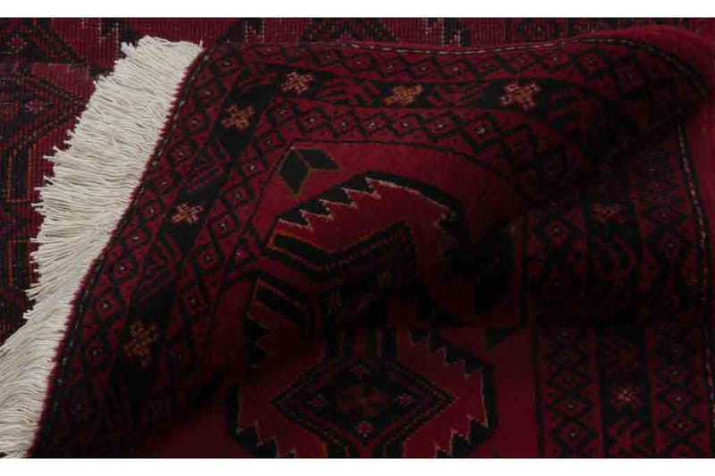 Håndknyttet persisk tæppe bølge 99x215 cm Kelim - Rød / sort - Orientalske tæpper - Persisk tæppe