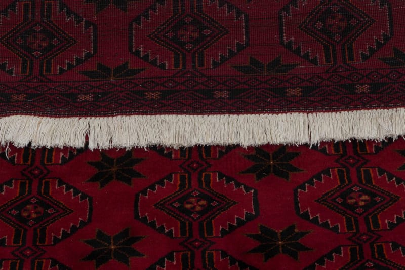Håndknyttet persisk tæppe bølge 99x215 cm Kelim - Rød / sort - Orientalske tæpper - Persisk tæppe
