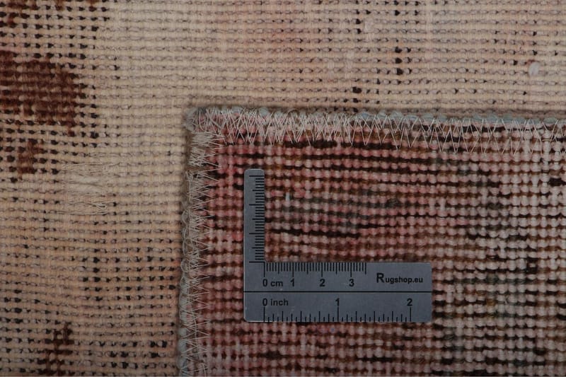 Håndknyttet persisk tæppe 133x185 cm Vintage - Beige / lyserød - Orientalske tæpper - Persisk tæppe