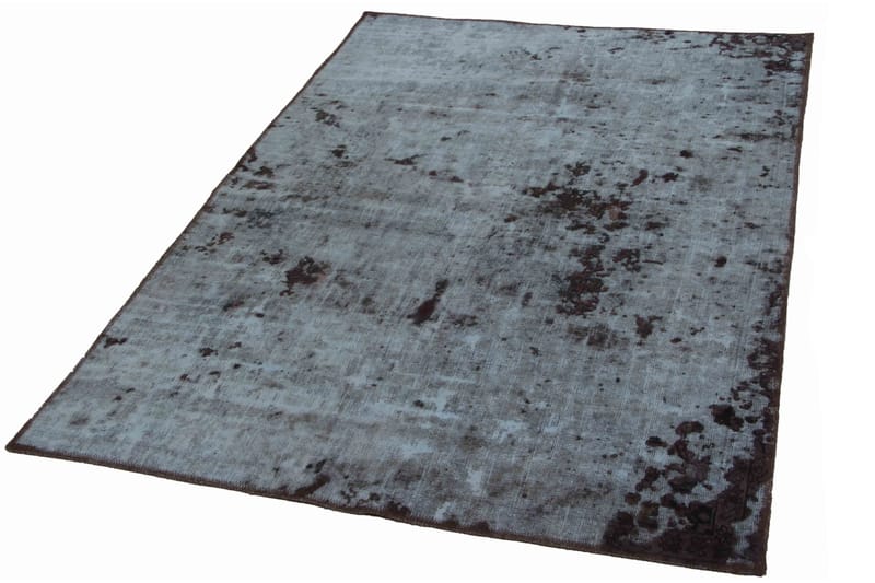 Håndknyttet persisk tæppe 128x188 cm Vintage - Blå / grå - Orientalske tæpper - Persisk tæppe