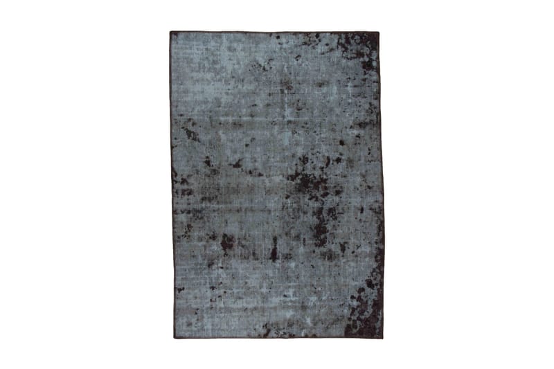 Håndknyttet persisk tæppe 128x188 cm Vintage - Blå / grå - Orientalske tæpper - Persisk tæppe