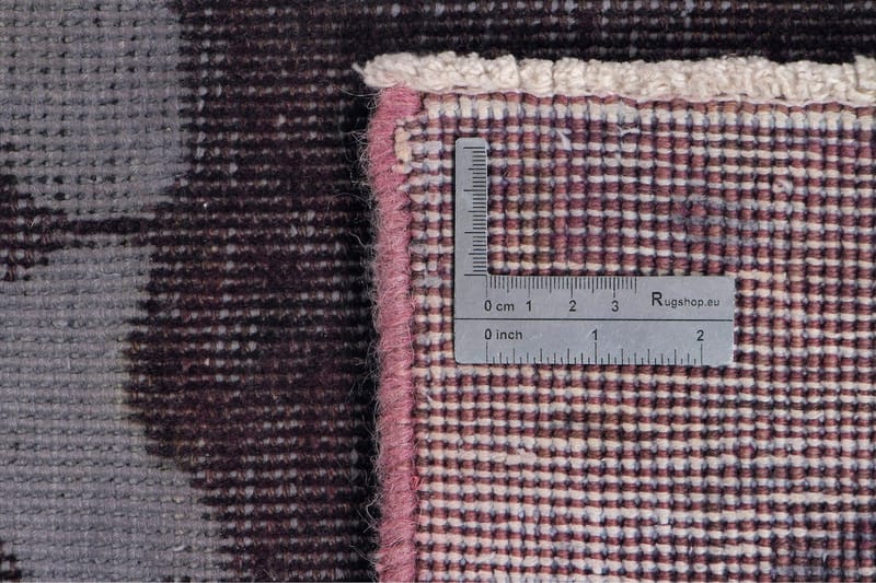 Håndknyttet persisk uldmåtte 300x396 cm Vintage - Lilla - Orientalske tæpper - Persisk tæppe
