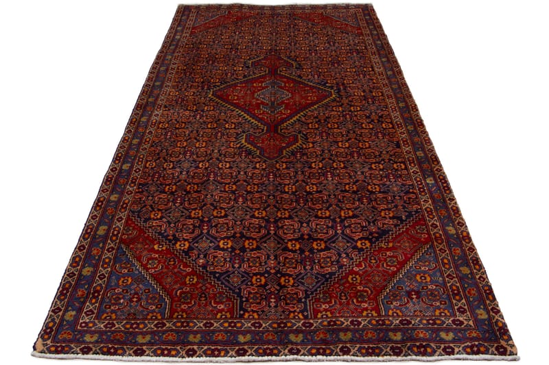 Håndknyttet persisk tæppe bølge 130x290 cm Kelim - Rød / mørkeblå - Orientalske tæpper - Persisk tæppe