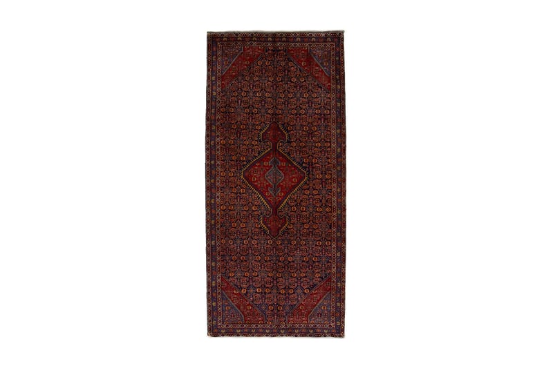 Håndknyttet persisk tæppe bølge 130x290 cm Kelim - Rød / mørkeblå - Orientalske tæpper - Persisk tæppe