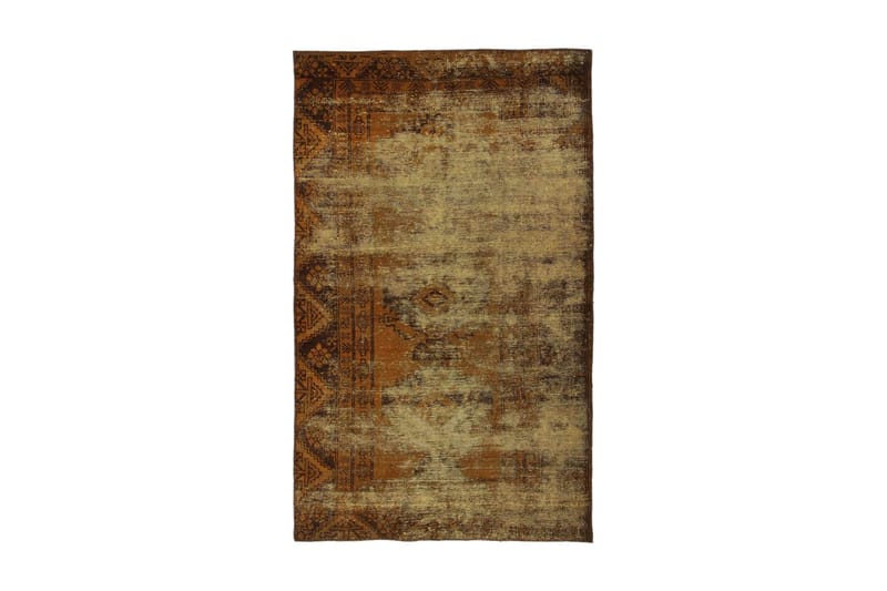 Håndknyttet persisk tæppe 111x187 cm Vintage - Beige / brun - Orientalske tæpper - Persisk tæppe