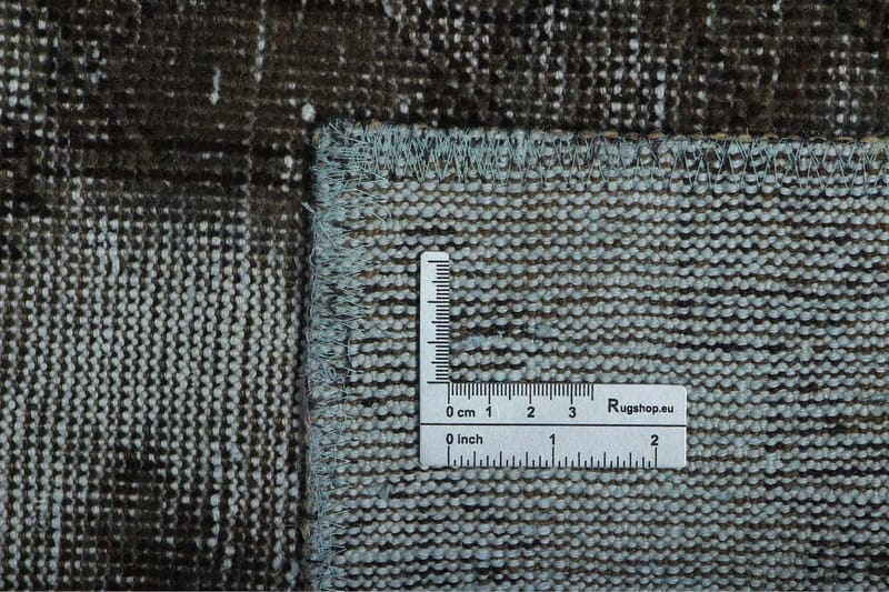 Håndknyttet persisk tæppe 60x285 cm Vintage - Mørkegrøn / brun - Orientalske tæpper - Persisk tæppe