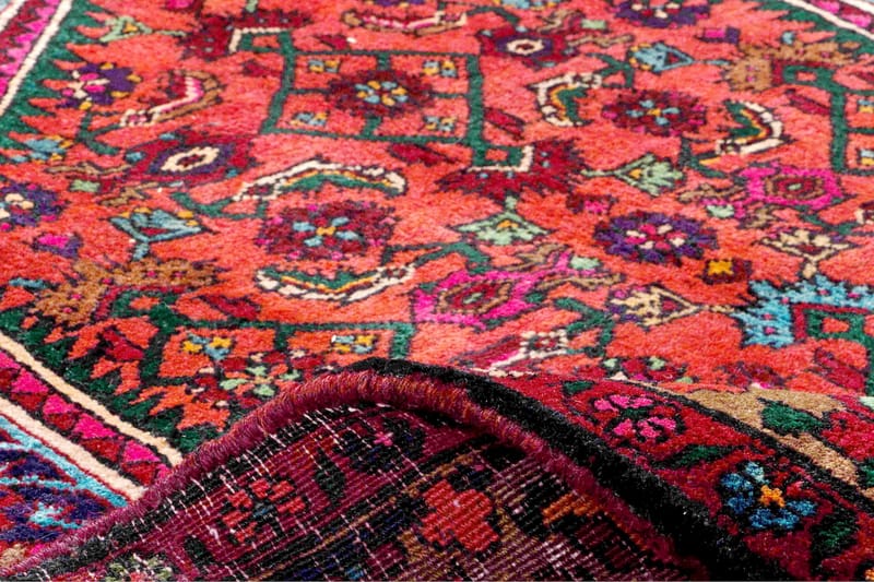 Håndknyttet persisk tæppe 161x310 cm - Rød / mørkeblå - Orientalske tæpper - Persisk tæppe
