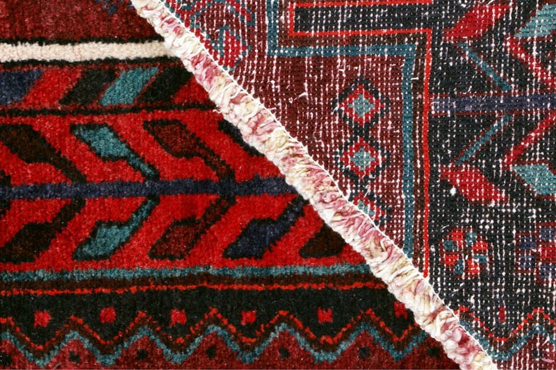 Håndknyttet persisk tæppe 120x260 cm - Mørkeblå / rød - Orientalske tæpper - Persisk tæppe