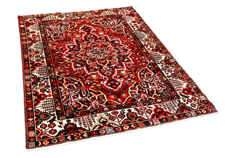 Håndknyttet persisk tæppe 217x297 cm - Rød / Beige - Orientalske tæpper - Persisk tæppe