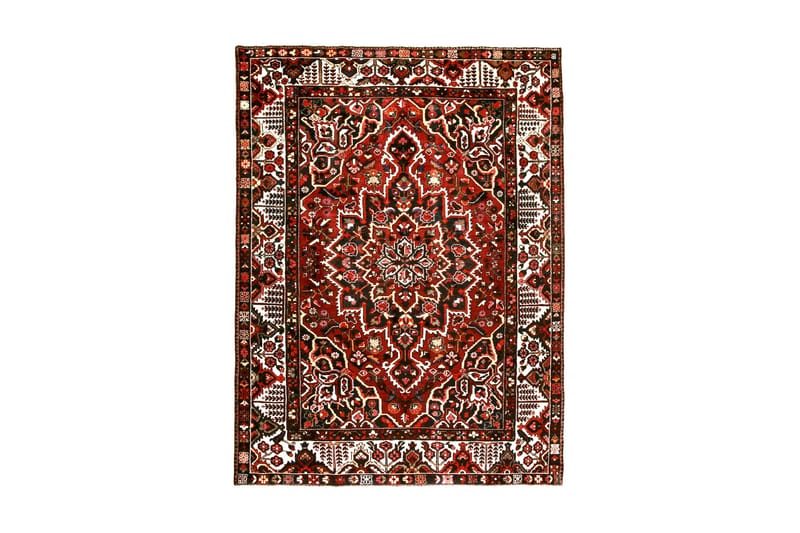 Håndknyttet persisk tæppe 217x297 cm - Rød / Beige - Orientalske tæpper - Persisk tæppe