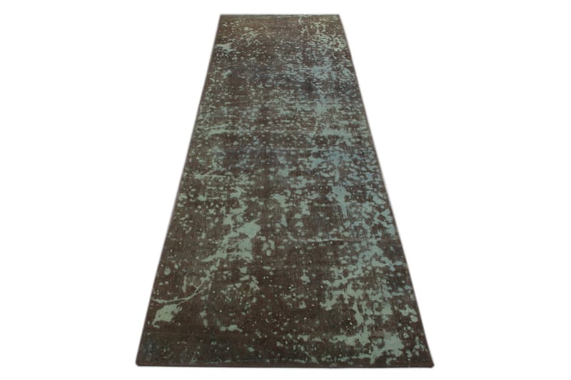 Håndknyttet persisk tæppe 88x288 cm Vintage - Mørkegrøn - Orientalske tæpper - Persisk tæppe