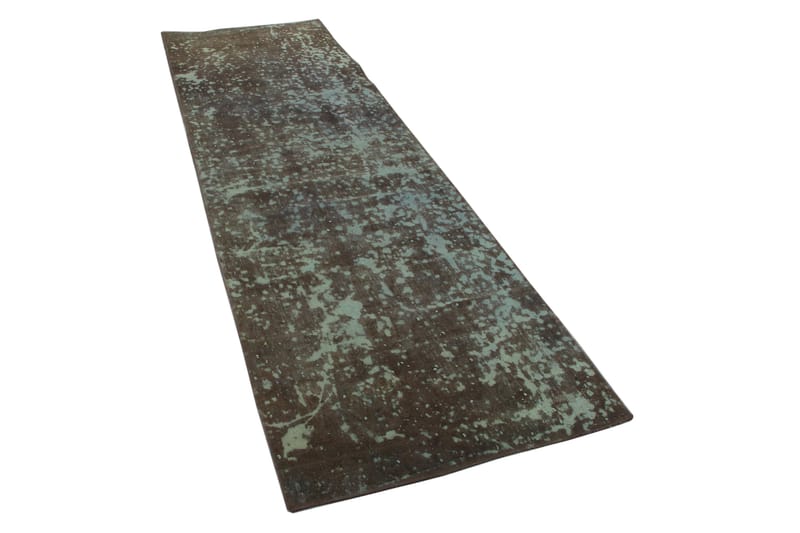 Håndknyttet persisk tæppe 88x288 cm Vintage - Mørkegrøn - Orientalske tæpper - Persisk tæppe