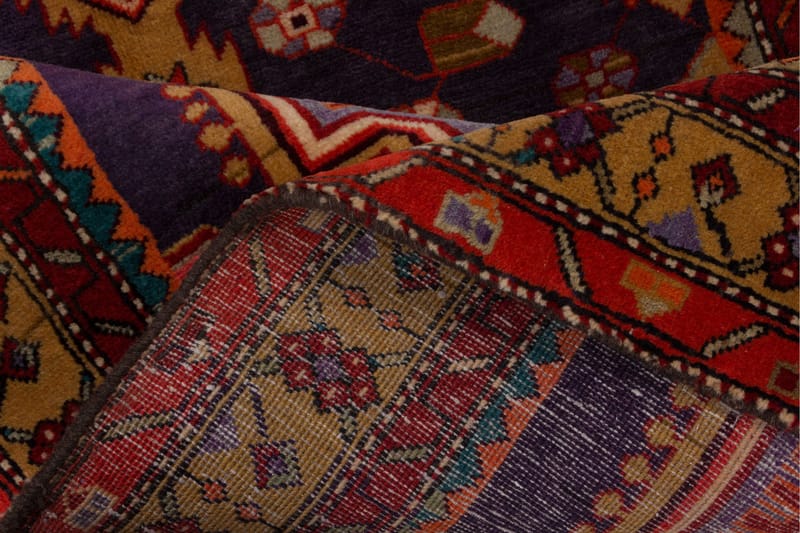 Håndknyttet persisk tæppe 102x312 cm - Mørkeblå / rød - Orientalske tæpper - Persisk tæppe