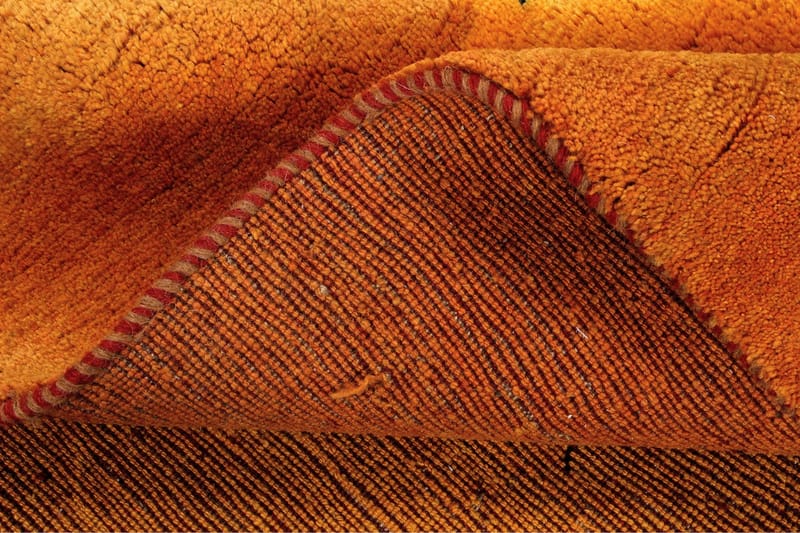 Håndknyttet Persisk Uldtæppe 185x287 cm Gabbeh Shiraz - Sennep - Orientalske tæpper - Persisk tæppe