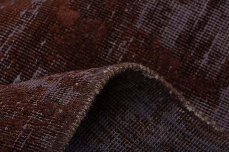 Håndknyttet persisk tæppe 238x313 cm Vintage - Lilla / brun - Orientalske tæpper - Persisk tæppe