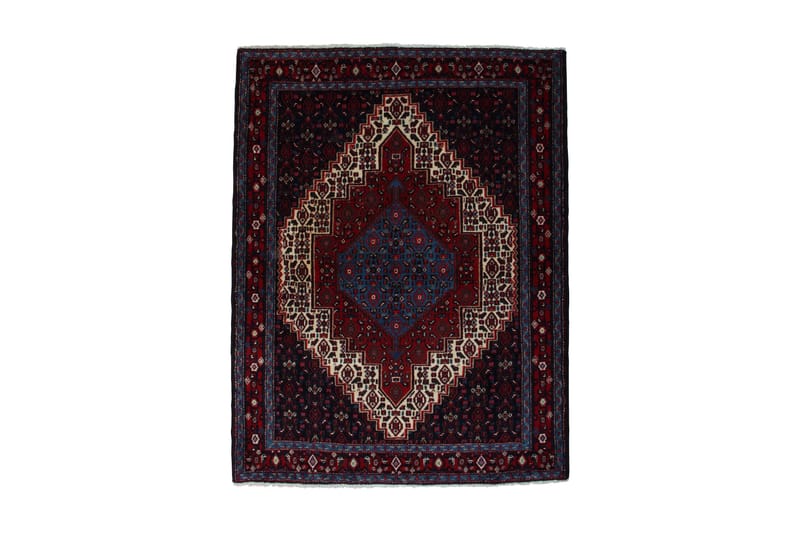 Håndknyttet Persisk tæppe 122x167 cm Kelim - Rød / blå - Orientalske tæpper - Persisk tæppe