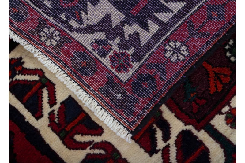Håndknyttet persisk tæppe 159x220 cm - Rød / Beige - Orientalske tæpper - Persisk tæppe