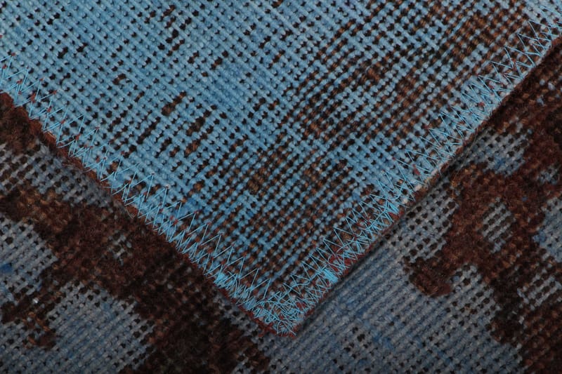 Håndknyttet persisk tæppe 123x190 cm Vintage - Blå / brun - Orientalske tæpper - Persisk tæppe