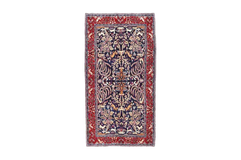 Håndknyttet persisk tæppe 160x303 cm - Mørkeblå / rød - Orientalske tæpper - Persisk tæppe