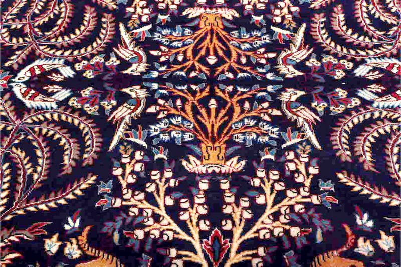 Håndknyttet persisk tæppe 160x303 cm - Mørkeblå / rød - Orientalske tæpper - Persisk tæppe