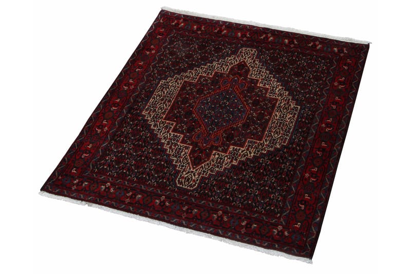 Håndknyttet Persisk tæppe 122x156 cm Kelim - Rød / Beige - Orientalske tæpper - Persisk tæppe