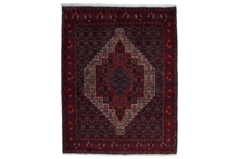 Håndknyttet Persisk tæppe 124x156 cm Kelim - Rød / Beige - Orientalske tæpper - Persisk tæppe