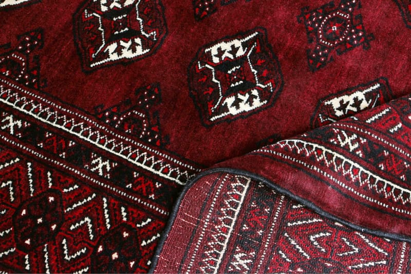 Håndknyttet persisk tæppe 297x322 cm - Rød / sort - Orientalske tæpper - Persisk tæppe